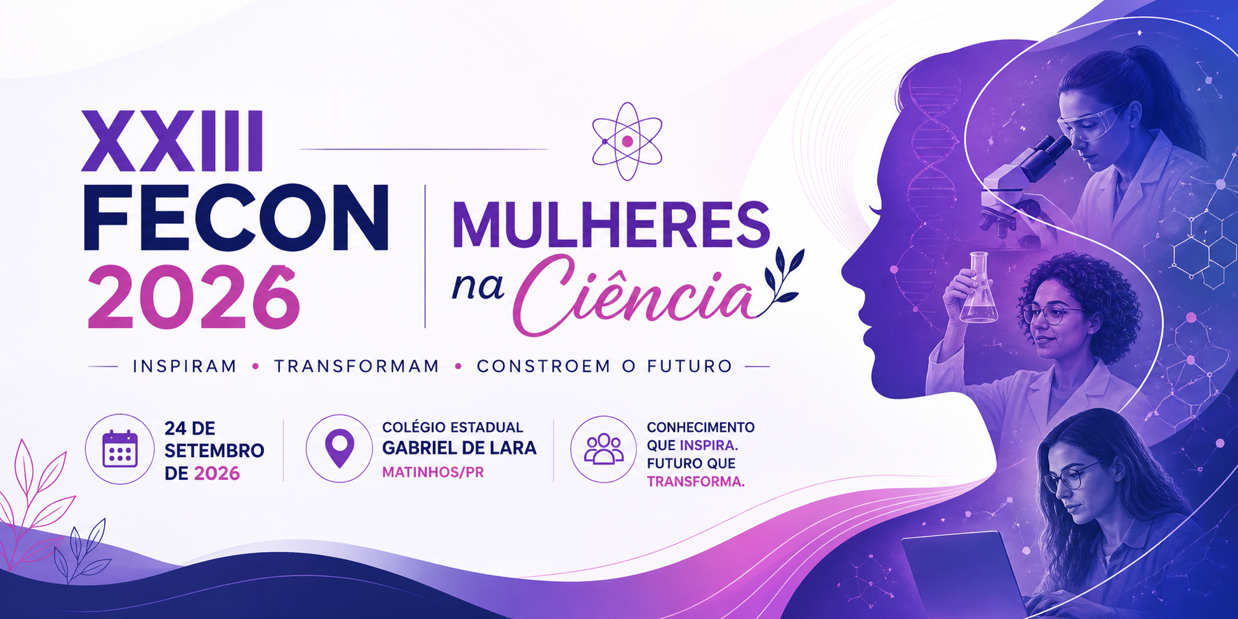 Banner da FECON 2026