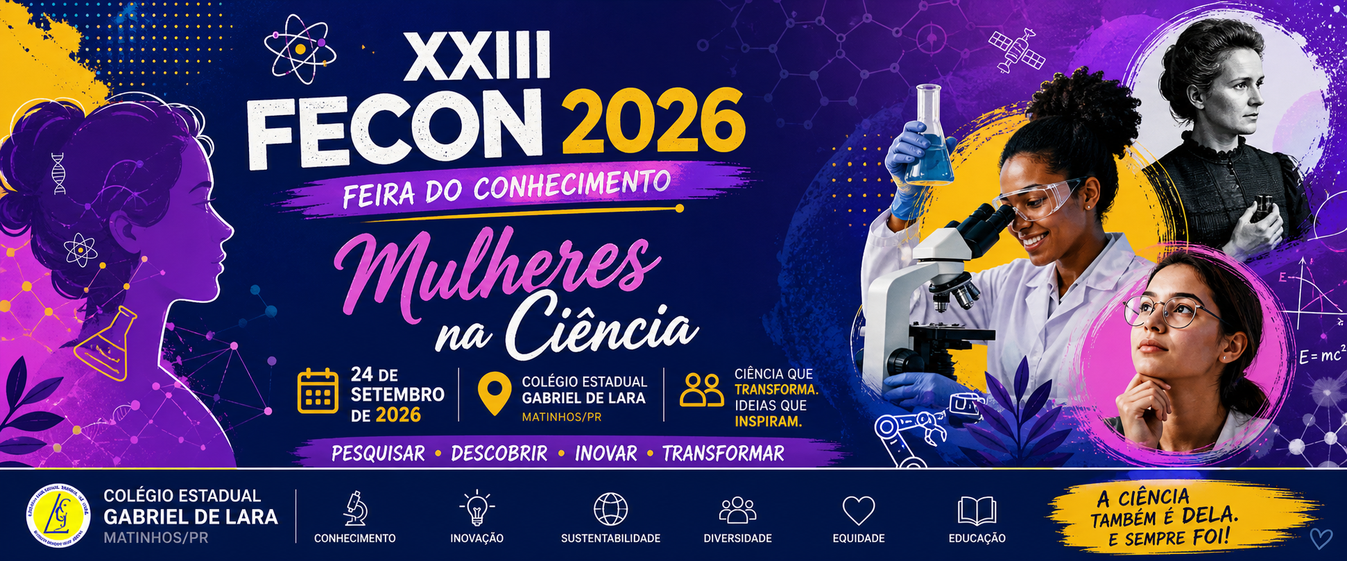 Banner da FECON 2026